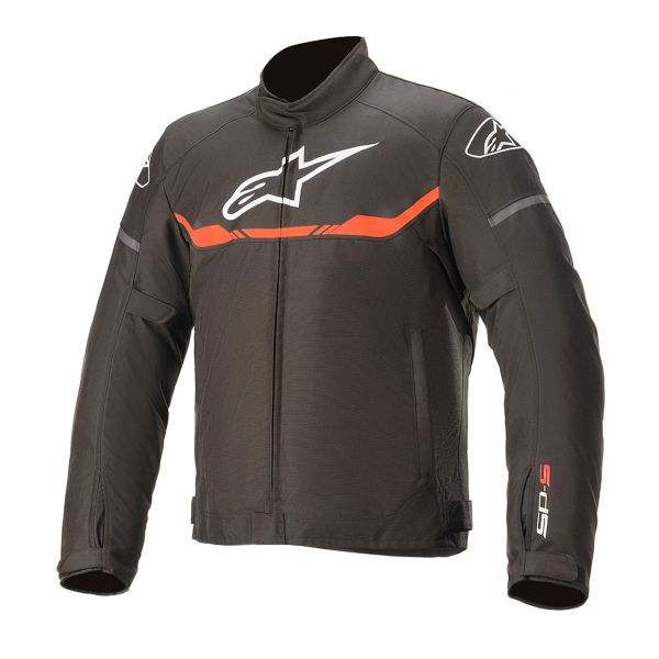 Motorcycle Jackets Alpinestars Youth T-SPS Waterproof Black Red Fluo Motorcycle Jackets Alpinestars Youth T-SPS Waterproof Black Red Fluo