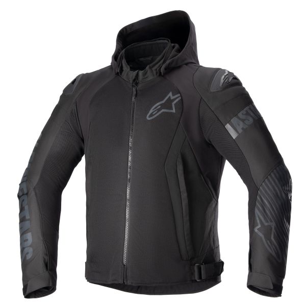 Motorcycle Jackets Alpinestars Zaca Air Black Black Motorcycle Jackets Alpinestars Zaca Air Black Black