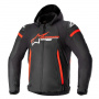 Motorcycle Jackets Alpinestars Zaca Waterproof Black Bright Red White