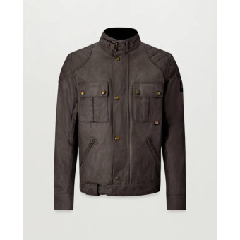 Motorcycle Jackets Belstaff Brooklands Jacket Wax 8oz Mahogany