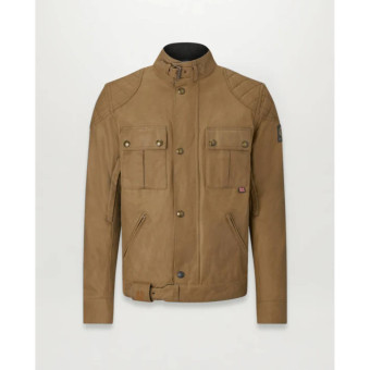 Motorcycle Jackets Belstaff Brooklands Jacket Wax 8oz Sand
