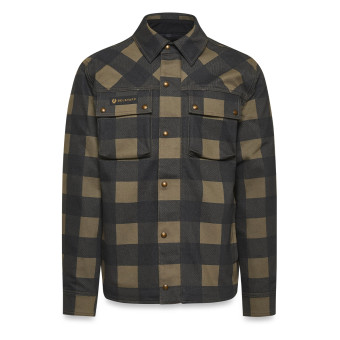 Motorcycle Jackets Belstaff Mansion Olive Black shirt