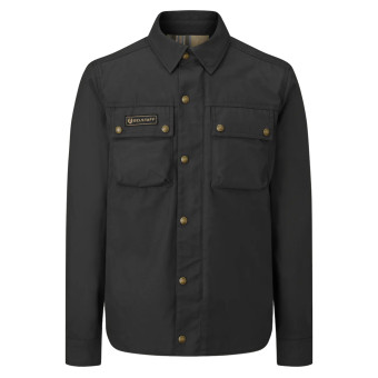 Motorcycle Jackets Belstaff Mansion Olive Black shirt