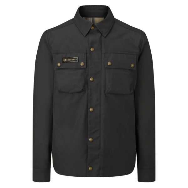 Motorcycle Jackets Belstaff Mansion Olive Black shirt