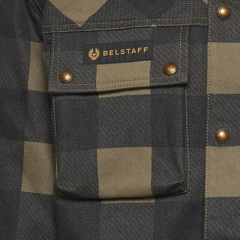 Belstaff Mansion Olive Black shirt