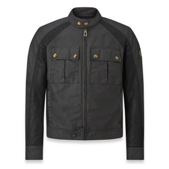 Motorcycle Jackets Belstaff Temple Coton Wax Black Motorcycle Jackets Belstaff Temple Coton Wax Black