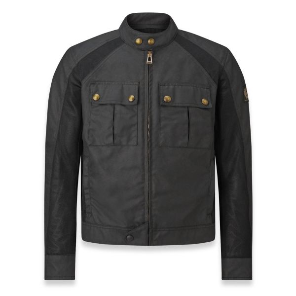Motorcycle Jackets Belstaff Temple Coton Wax Black