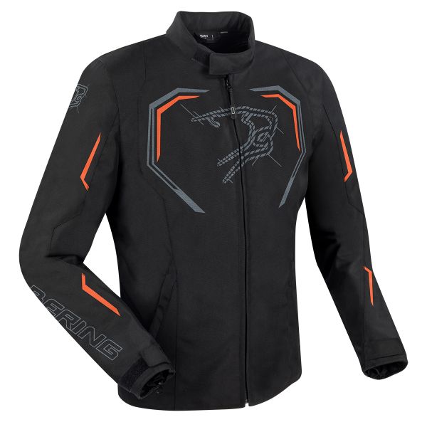 Motorcycle Jackets Bering Dundy Black Orange Motorcycle Jackets Bering Dundy Black Orange