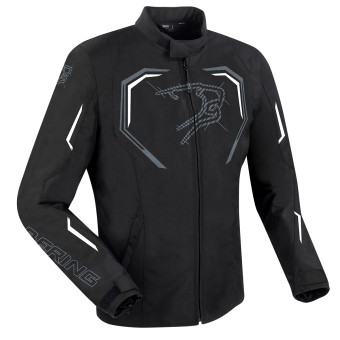 Motorcycle Jackets Bering Dundy Black White
