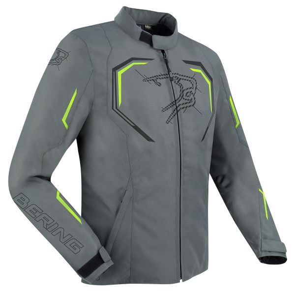 Motorcycle Jackets Bering Dundy Grey Fluo