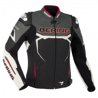 Motorcycle Jackets Bering Fight-R Black White Grey