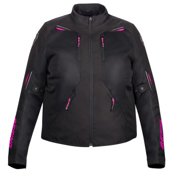 Motorcycle Jackets Bering Lady Brazilia QS Black Fuchsia