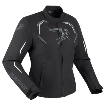 Motorcycle Jackets Bering Lady Dundy Black White