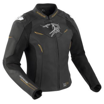 Motorcycle Jackets Bering Lady Snap Black Gold