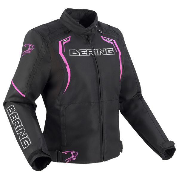 Motorcycle Jackets Bering Lady Sweek Black Fuchsia