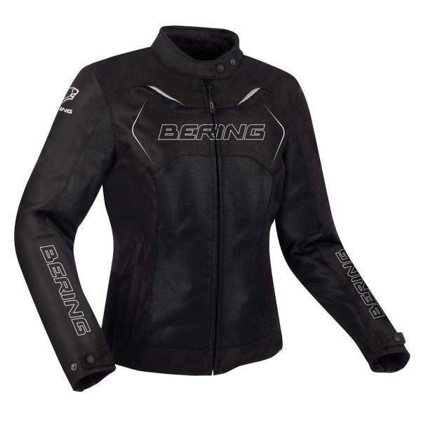 Motorcycle Jackets Bering Lady Volga Black White
