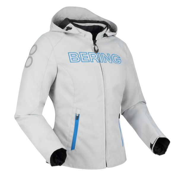 Motorcycle Jackets Bering Lady Warwick Grey Blue Motorcycle Jackets Bering Lady Warwick Grey Blue