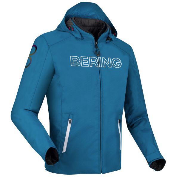 Motorcycle Jackets Bering Warwick Blue White Motorcycle Jackets Bering Warwick Blue White