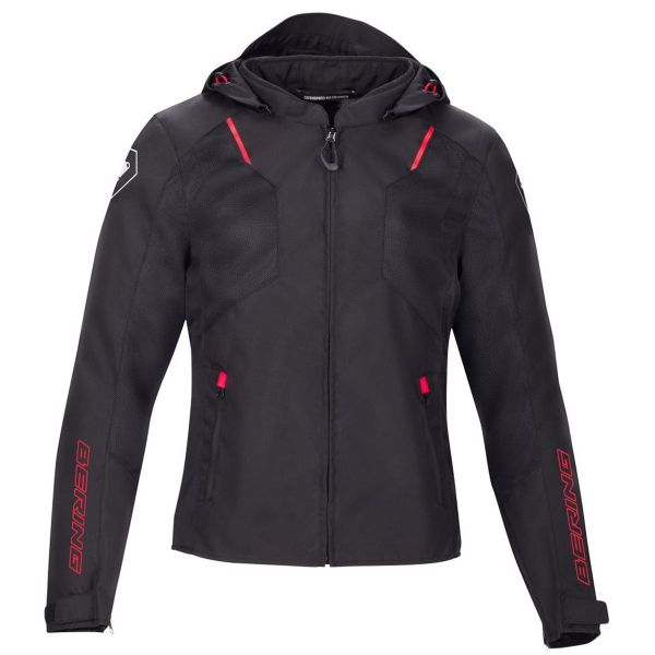 Motorcycle Jackets Bering Wing Black Red