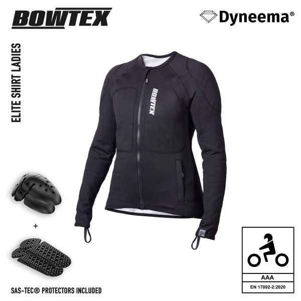 Motorcycle Jackets Bowtex Elite Shirt Ladies V2 Black