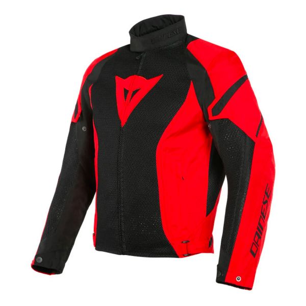 Motorcycle Jackets Dainese Air Crono 2 Black Lava Red