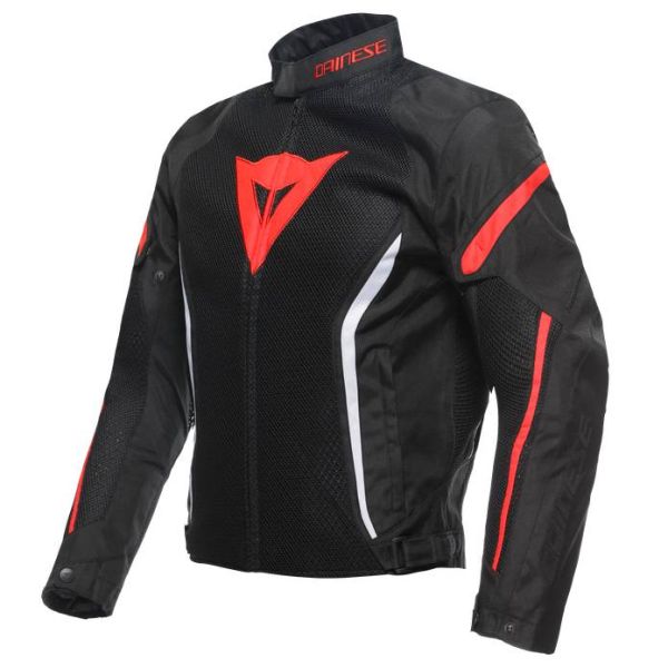 Motorcycle Jackets Dainese Air Crono 2 Black Black Red Motorcycle Jackets Dainese Air Crono 2 Black Black Red