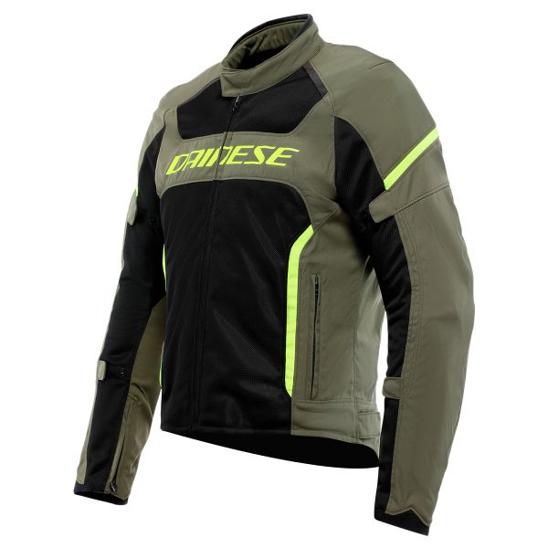 Motorcycle Jackets Dainese Air Frame 3 Army Green Black Fluo Yellow Motorcycle Jackets Dainese Air Frame 3 Army Green Black Fluo Yellow