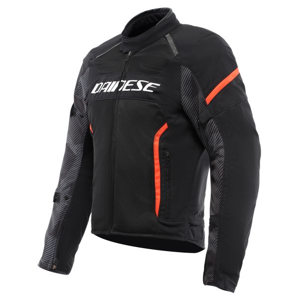 Motorcycle Jackets Dainese Air Frame 3 Black Black Red Fluo Motorcycle Jackets Dainese Air Frame 3 Black Black Red Fluo