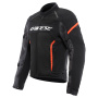 Motorcycle Jackets Dainese Air Frame 3 Black Black Red Fluo