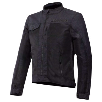 Motorcycle Jackets Dainese Alfama Air Tex Dark Grey Black