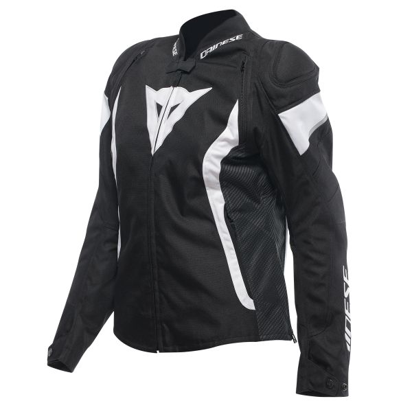 Motorcycle Jackets Dainese Avro 5 Tex Woman Black White Black