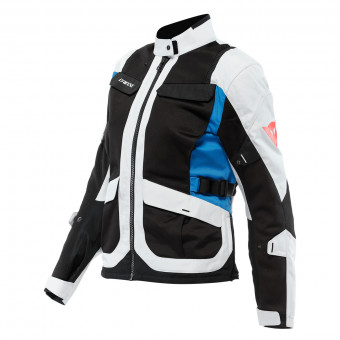 Motorcycle Jackets Dainese Desert Lady Glacier Grey Black