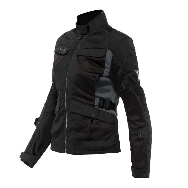 Motorcycle Jackets Dainese Desert Lady Tex Black Ebony