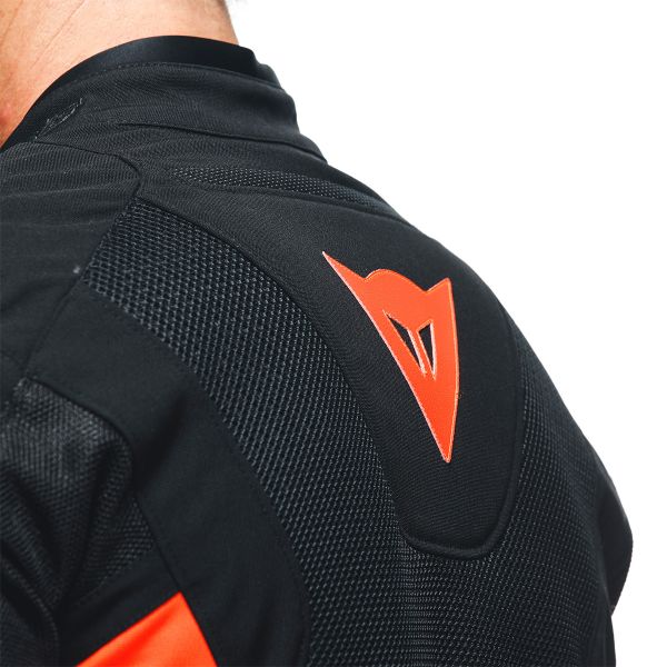 Dainese Energyca Air Tex Black Fluo Red