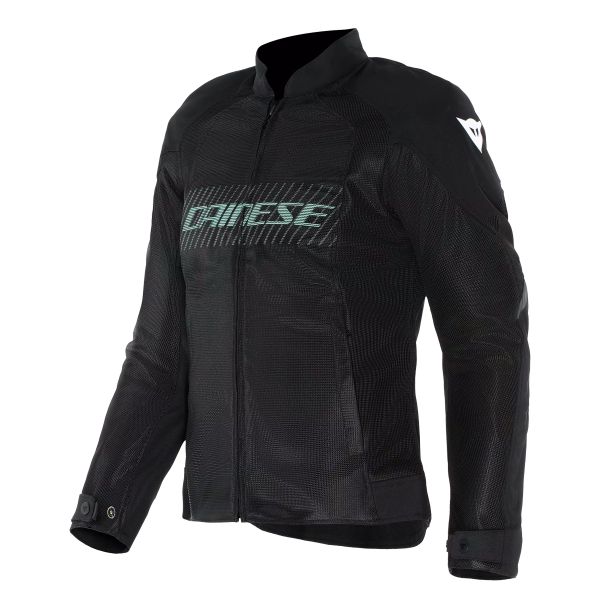 Motorcycle Jackets Dainese Herosphere Air Tex Woman Black Gray Light Green