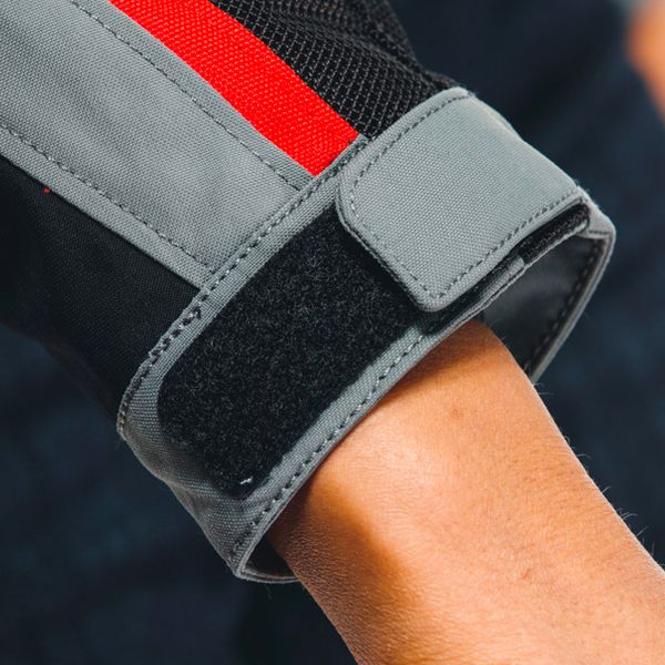 Dainese Hydra Flux 2 Air Lady D-Dry Black Charcoal Grey Lava Red