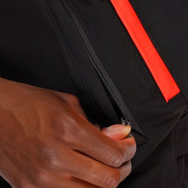 Dainese Iperattiva Leather-Tex Red Fluo Black