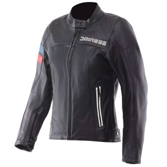Motorcycle Jackets Dainese Leggenda Leather Woman Black