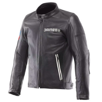 Motorcycle Jackets Dainese Leggenda Perf Leather Black