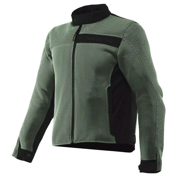 Motorcycle Jackets Dainese Lisbona Air Tex Iceberg Green Black
