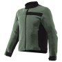 Motorcycle Jackets Dainese Lisbona Air Tex Iceberg Green Black
