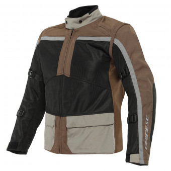 Motorcycle Jackets Dainese Outlaw Tex Black Carafe Walnut Charcoal