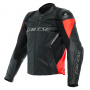 Motorcycle Jackets Dainese Racing 4 Black Fluo Red