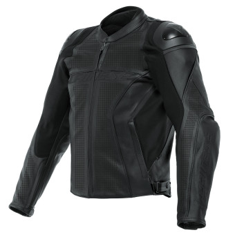 Motorcycle Jackets Dainese Racing 4 Perforated Black Black Black