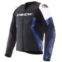 Motorcycle Jackets Dainese Racing 5 Leather White Blue Black