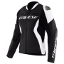Motorcycle Jackets Dainese Racing 5 Leather Woman Black White