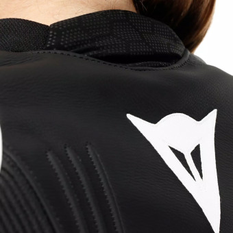 Dainese Racing 5 Leather Woman Black White