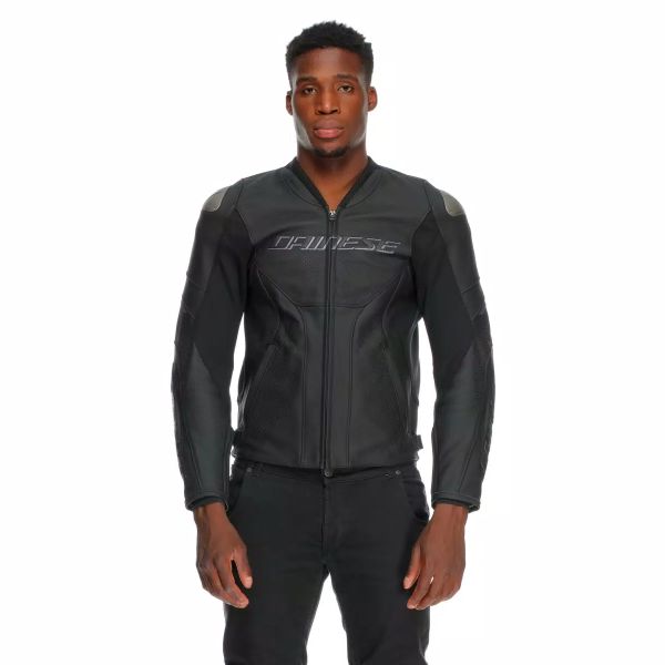 Dainese Racing 5 Perf Leather Black Black