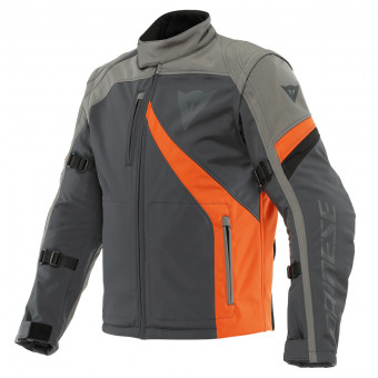 Motorcycle Jackets Dainese Ranch Gore-Tex Ebony Charcoal Grey Flame