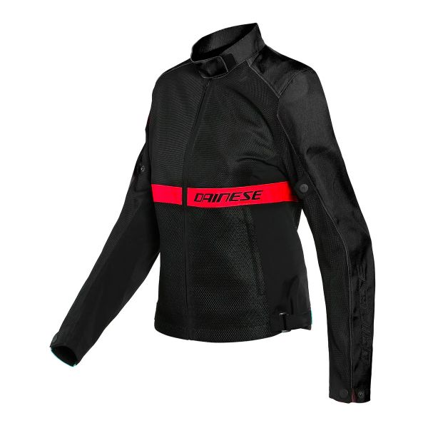 Motorcycle Jackets Dainese Ribelle Air Lady Black Lava Red Motorcycle Jackets Dainese Ribelle Air Lady Black Lava Red